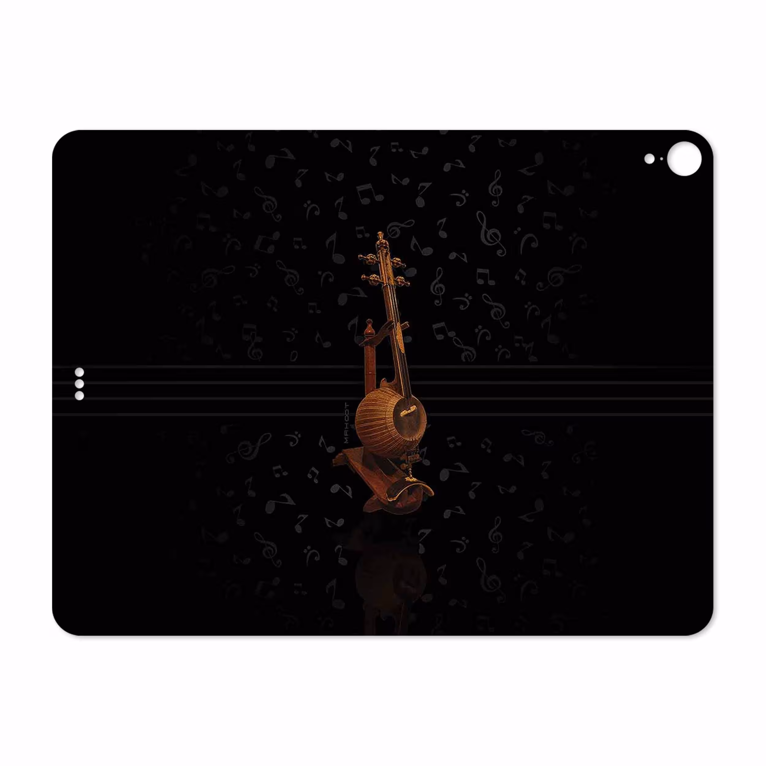 برچسب پوششی ماهوت مدل Persian Fiddle Instrument مناسب برای تبلت اپل iPad Pro 12.9 (GEN 3) 2018 A2014