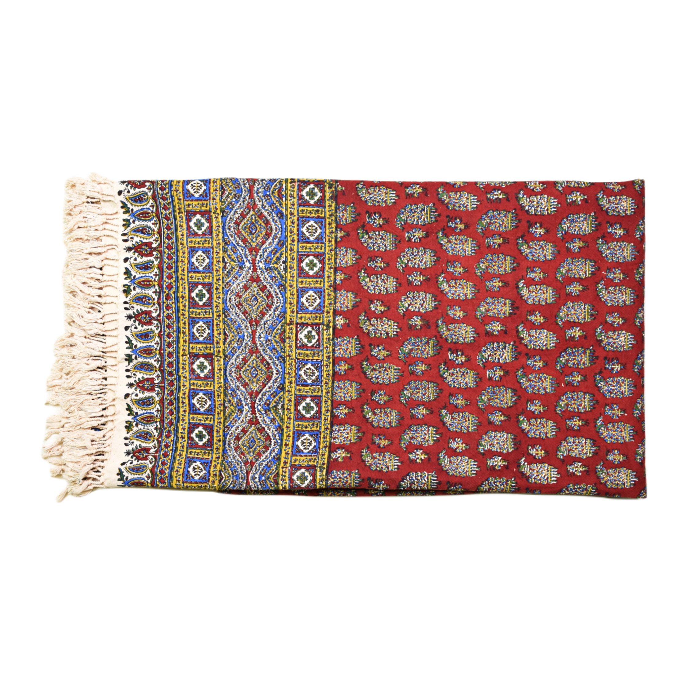 رومیزی قلمکار صدر طرح کف لپ کد 140