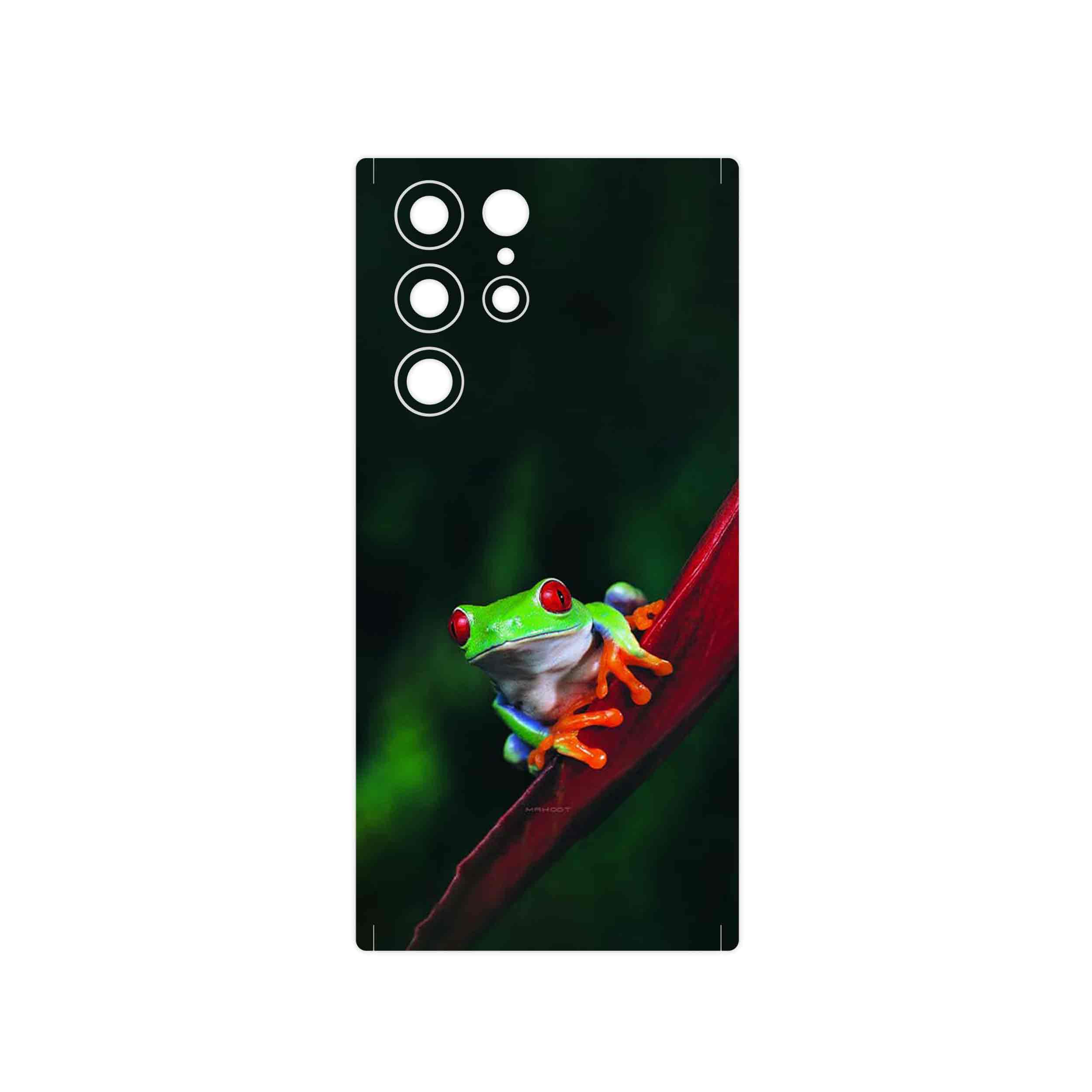 برچسب پوششی ماهوت مدل Frog مناسب برای گوشی موبایل سامسونگ Galaxy S22 Ultra 5G