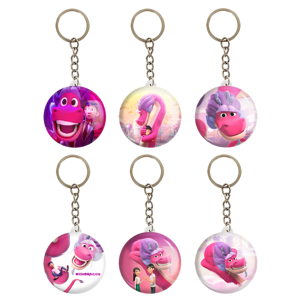 جاکلیدی خندالو مدل اژدهای آرزو کد 316B مجموعه 6 عددی