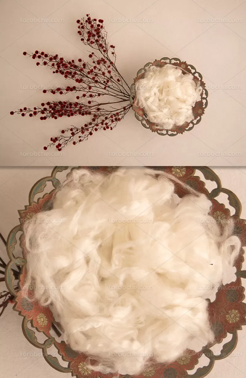 بکگراند عکاسی نوزاد سبد | گرافیک با طعم تربچه