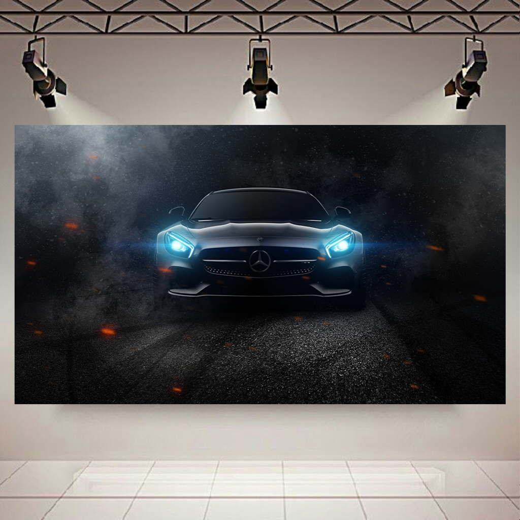 تابلو شاسی طرح ماشین مدل مرسدس بنز AMG GT-S کد AR5580