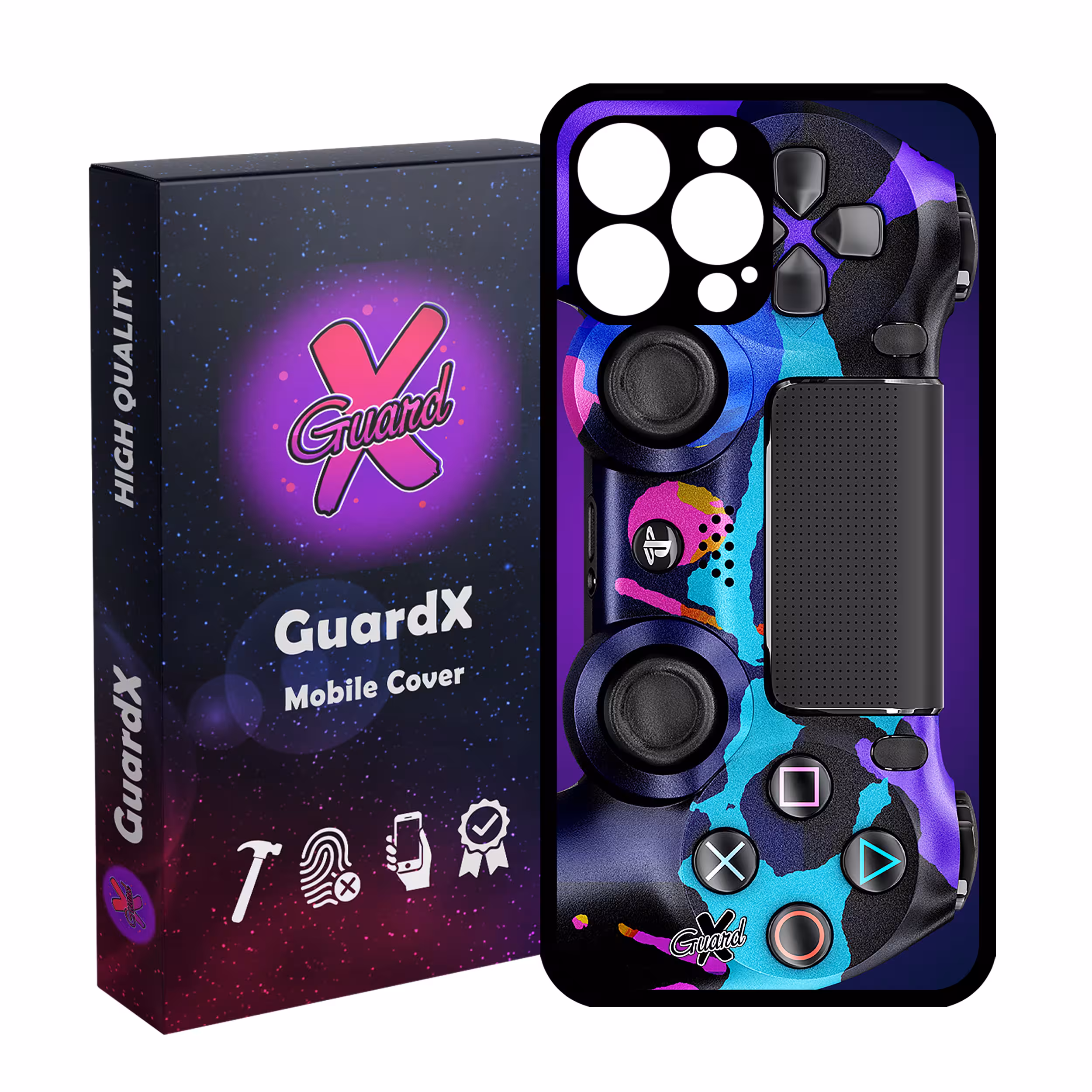 کاور گارد ایکس طرح PS4 Controller مدل 10089 مناسب برای گوشی موبایل اپل iPhone 13 Pro Max