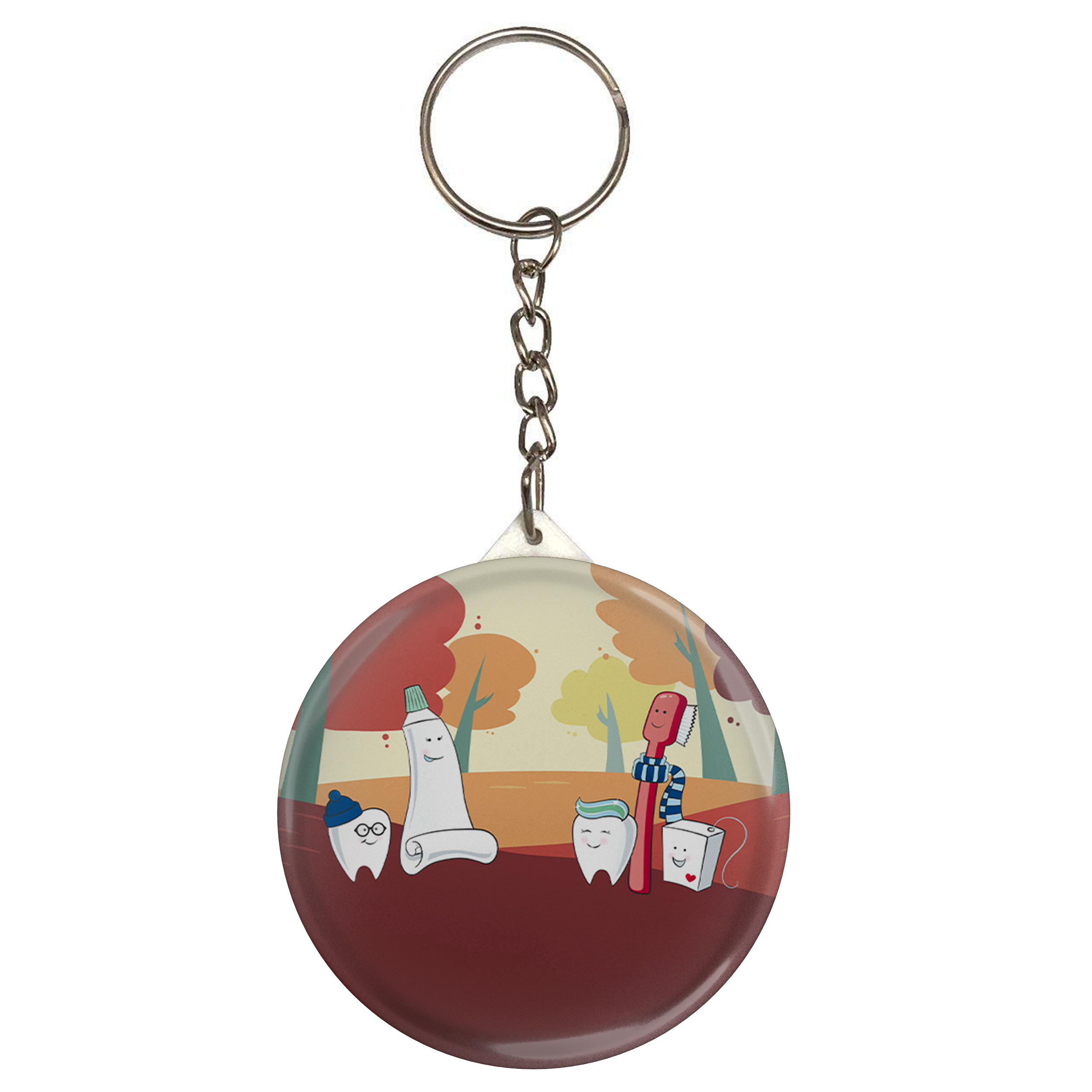 جاکلیدی طرح مسواک و خمیر دندان مدل S9562