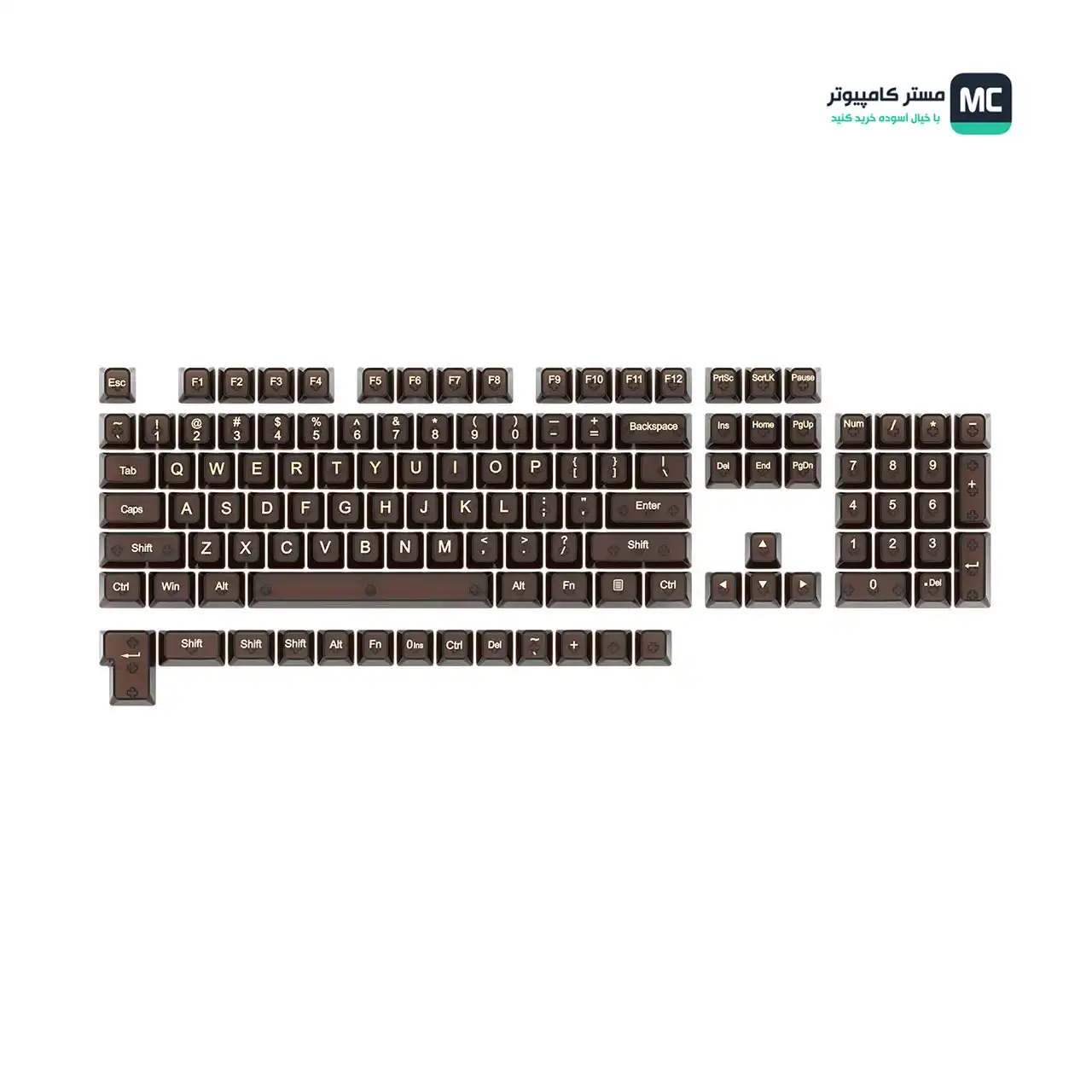 مجموعه کامل کلید کیبورد مکانیکال ردراگون A138 Transparent
