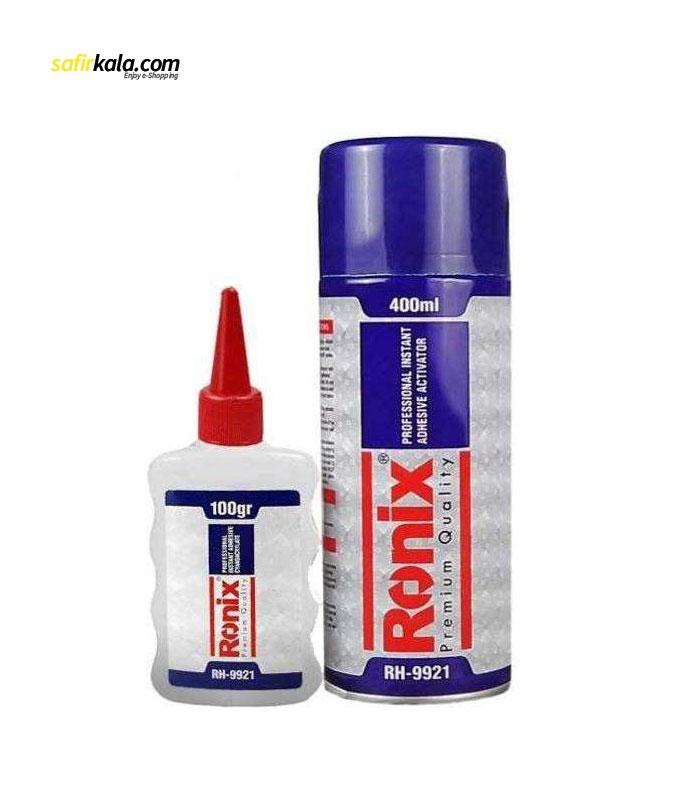 چسب 123 رونیکس مدل RH_9921 حجم 400 میلی‌لیتر بسته 25 عددی