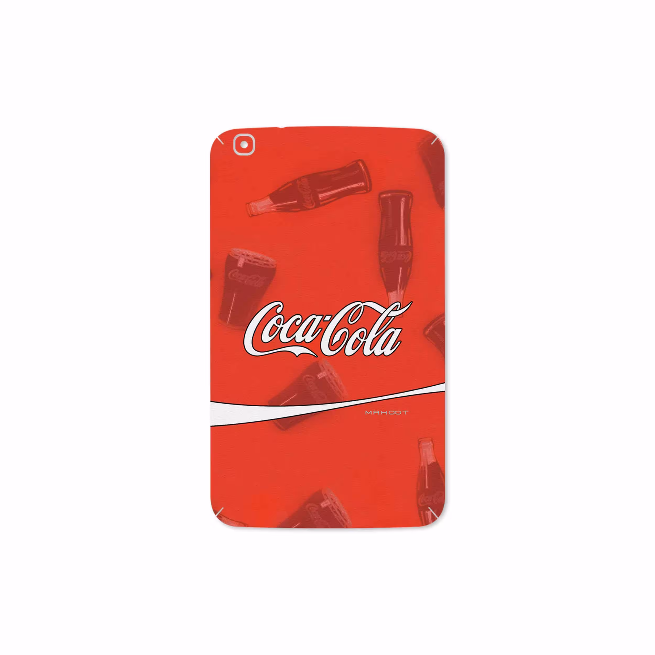 برچسب پوششی ماهوت مدل Coca-Cola-Logo مناسب برای تبلت سامسونگ Galaxy Tab 3 8.0 2013 T311