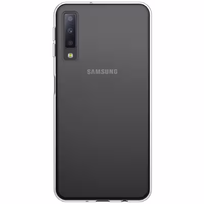 کاور مدل Clear TPU مناسب برای گوشی موبایل سامسونگ Galaxy A7 2018 / A750