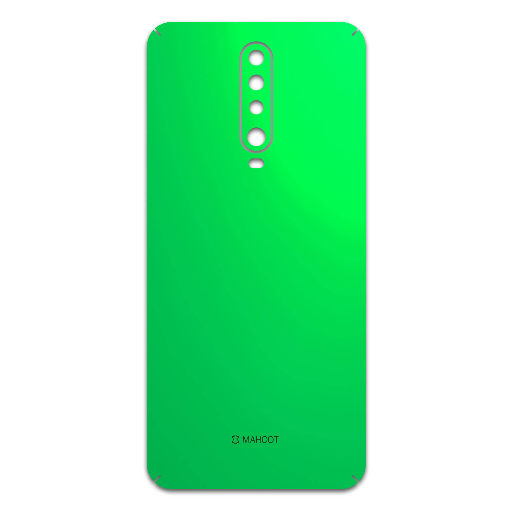 برچسب پوششی ماهوت مدل Matte-Green مناسب برای گوشی موبایل شیائومی Redmi K30