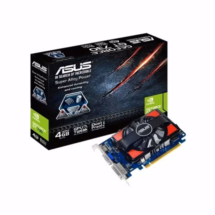 کارت گرافیک ایسوس GeForce GT 730 4GB GDDR3