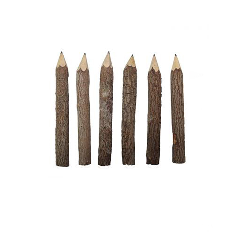 مداد مشکی مدادچوبی مدل کوتاه 6 عدد