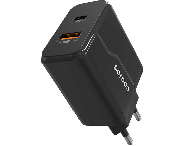 شارژر دیواری فست شارژ 18 وات پرودو مدل PD-18PDEU
