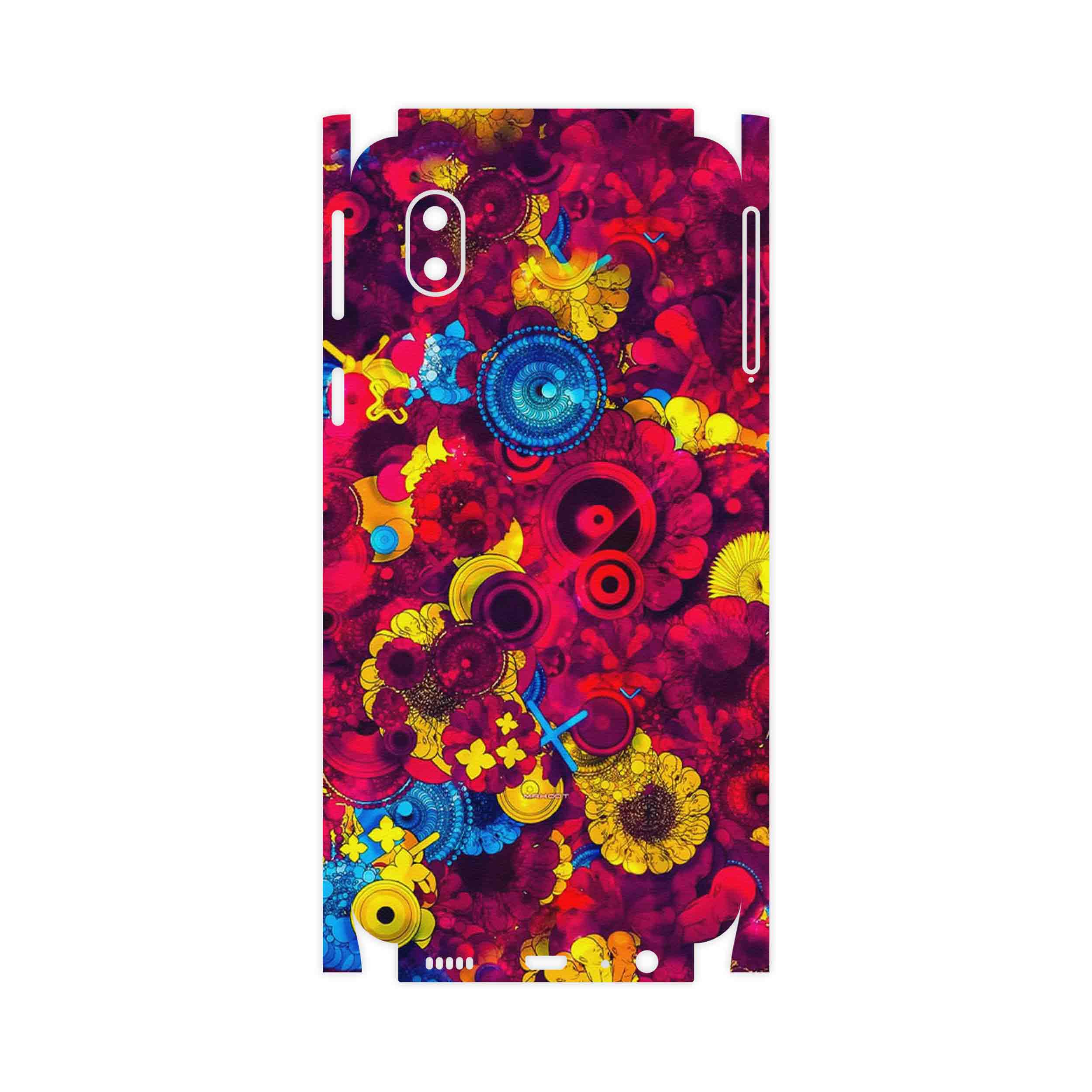 برچسب پوششی ماهوت مدل Vector Flower Garden Digital Art-FullSkin مناسب برای گوشی موبایل سامسونگ Galaxy A01 Core