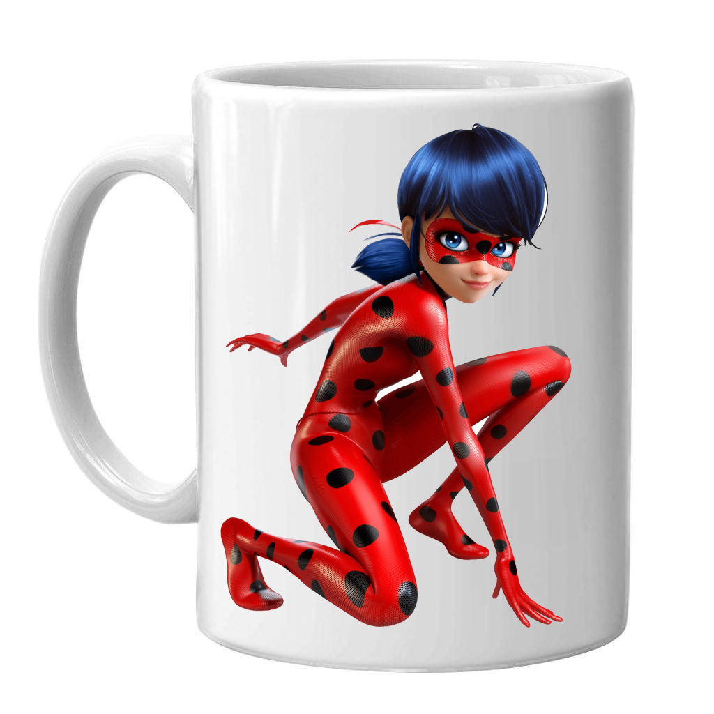 ماگ طرح دختر کفشدوزکی کد mk16