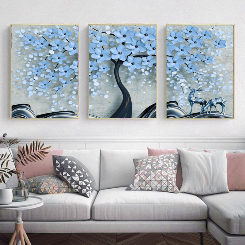 تابلو مدل دکوراتیو کد 1029 بسته 3 عددی | دنیای قاب