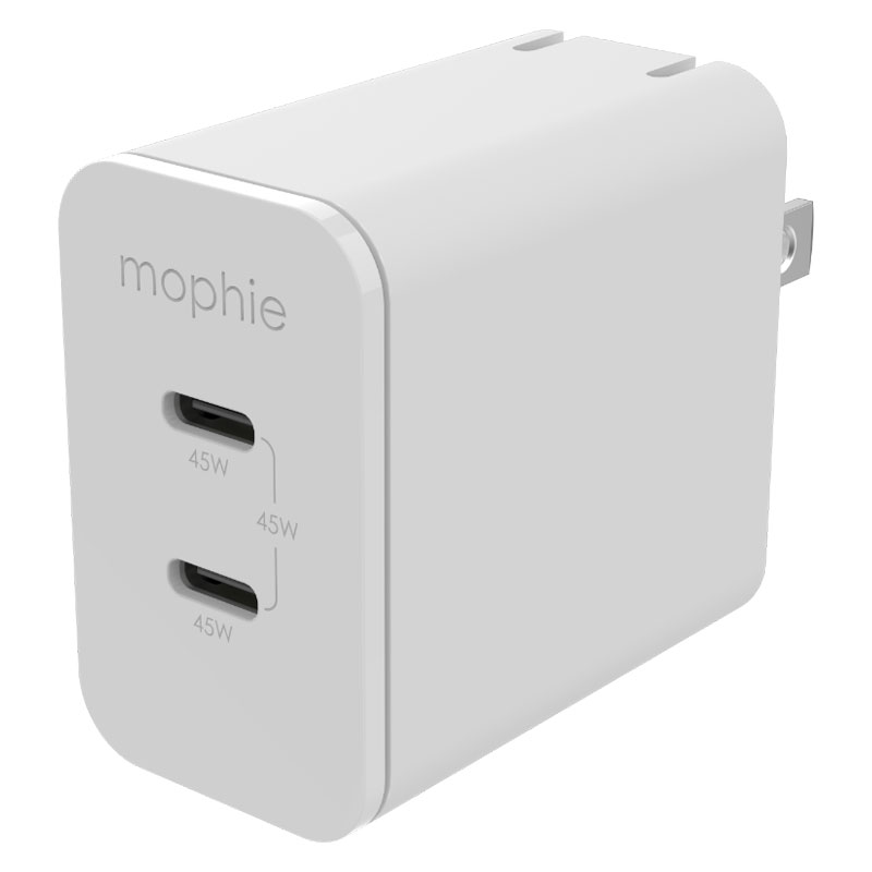 شارژر دیواری دو پورت موفی مدل SpeedPort 45 توان 45 وات