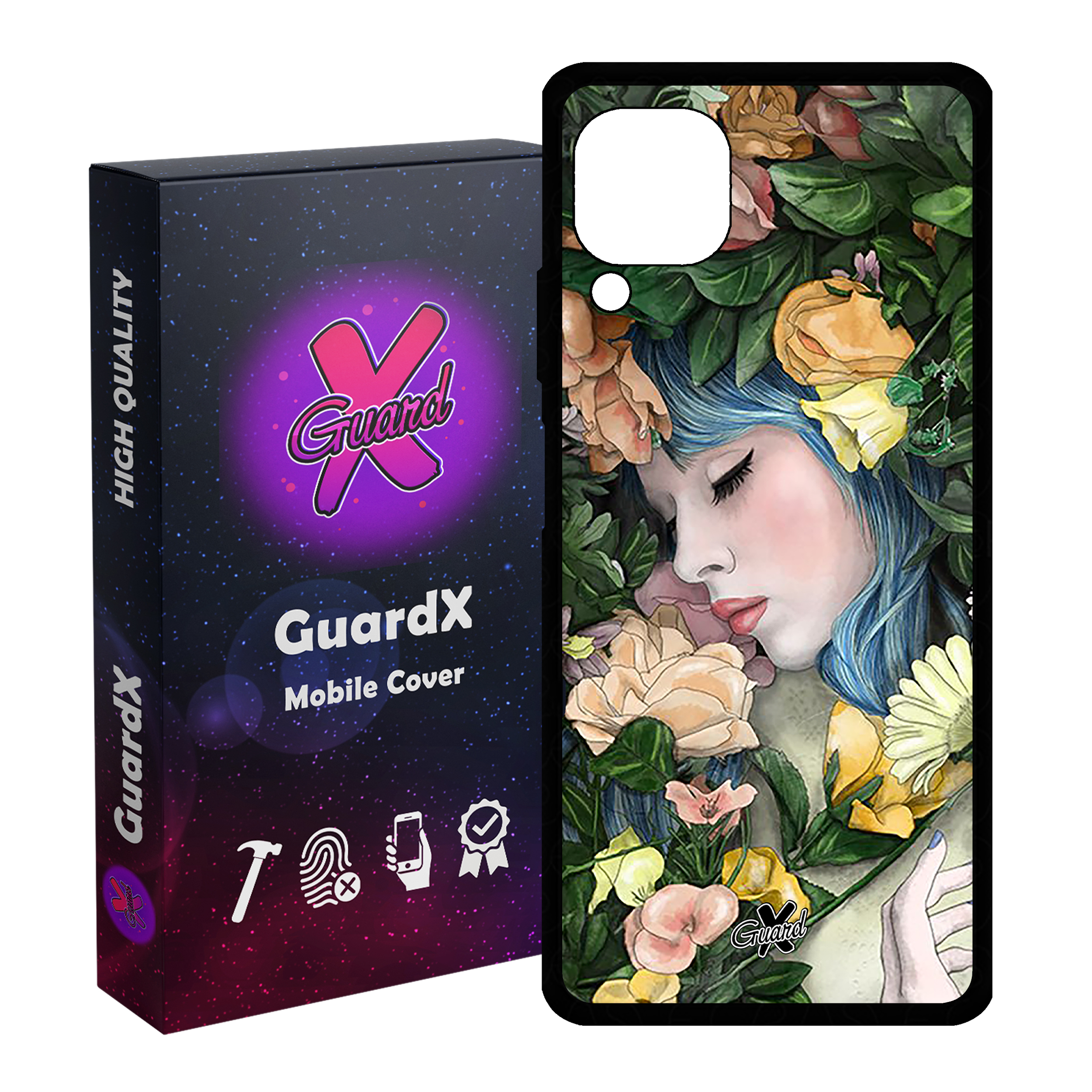 کاور گارد ایکس طرح دختر مدل Glass10304 مناسب برای گوشی موبایل هوآوی Nova 7i / Nova 6 SE / P40 Lite