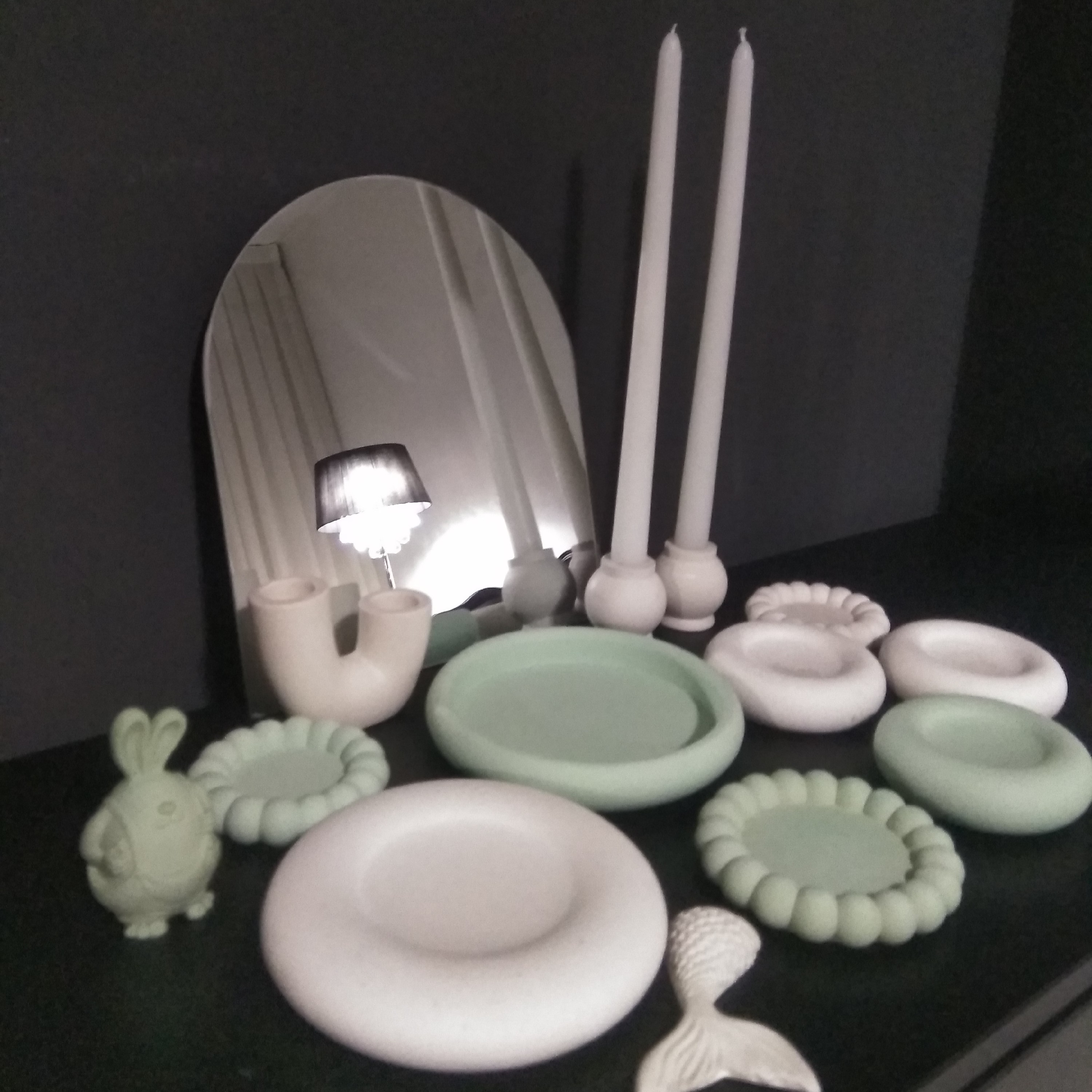 دکوری هفت سین نوروز بسیار زیبا و جذاب از جنس بتن و سنگ مصنوعی