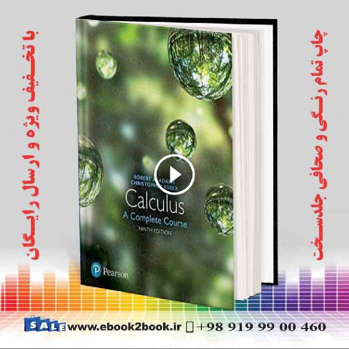 Calculus A Complete Course 9th Edition | کتاب ریاضی آدامز زبان اصلی