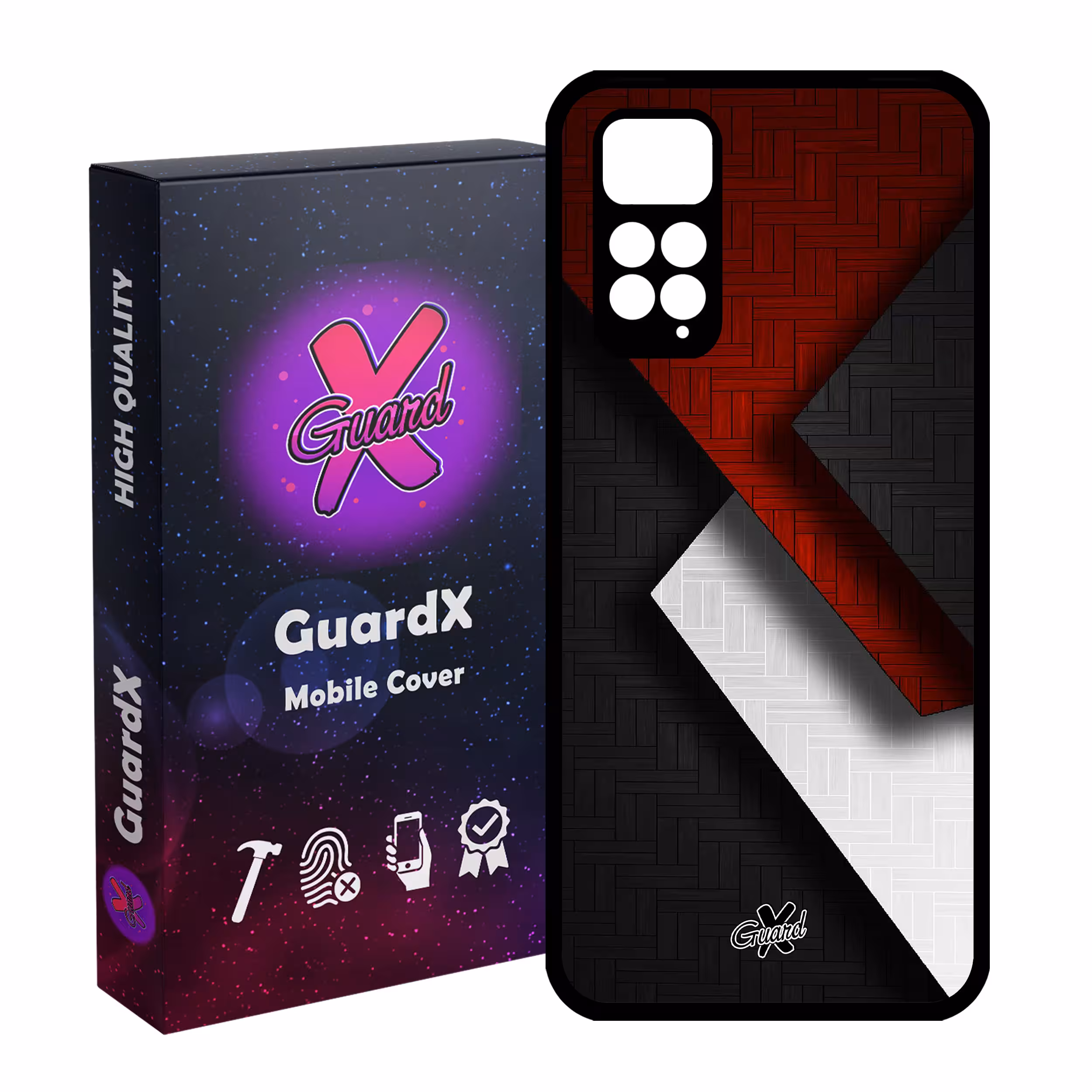 کاور گارد ایکس طرح Shape مدل Glass10174 مناسب برای گوشی موبایل شیائومی Redmi Note 11S/ Note 11 4G