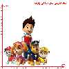 استیکر پارچه و لباس مدل برچسب dtf طرح سگ های نگهبان