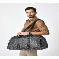 چمدان و ساک مشکی مردانه زنانه سیاه 04pc001206 دست کیف ورزشی چاپی Pierre Cardin