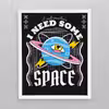 تابلو مدل دکوراتیو طرح فضا I Need Some Space کد 670