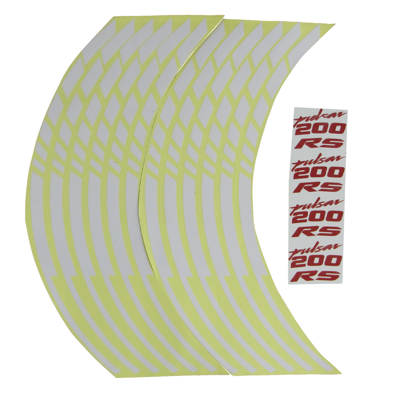 نوار دور طوقه موتور سیکلت مدل RS بسته 12عددی مناسب برای پالس