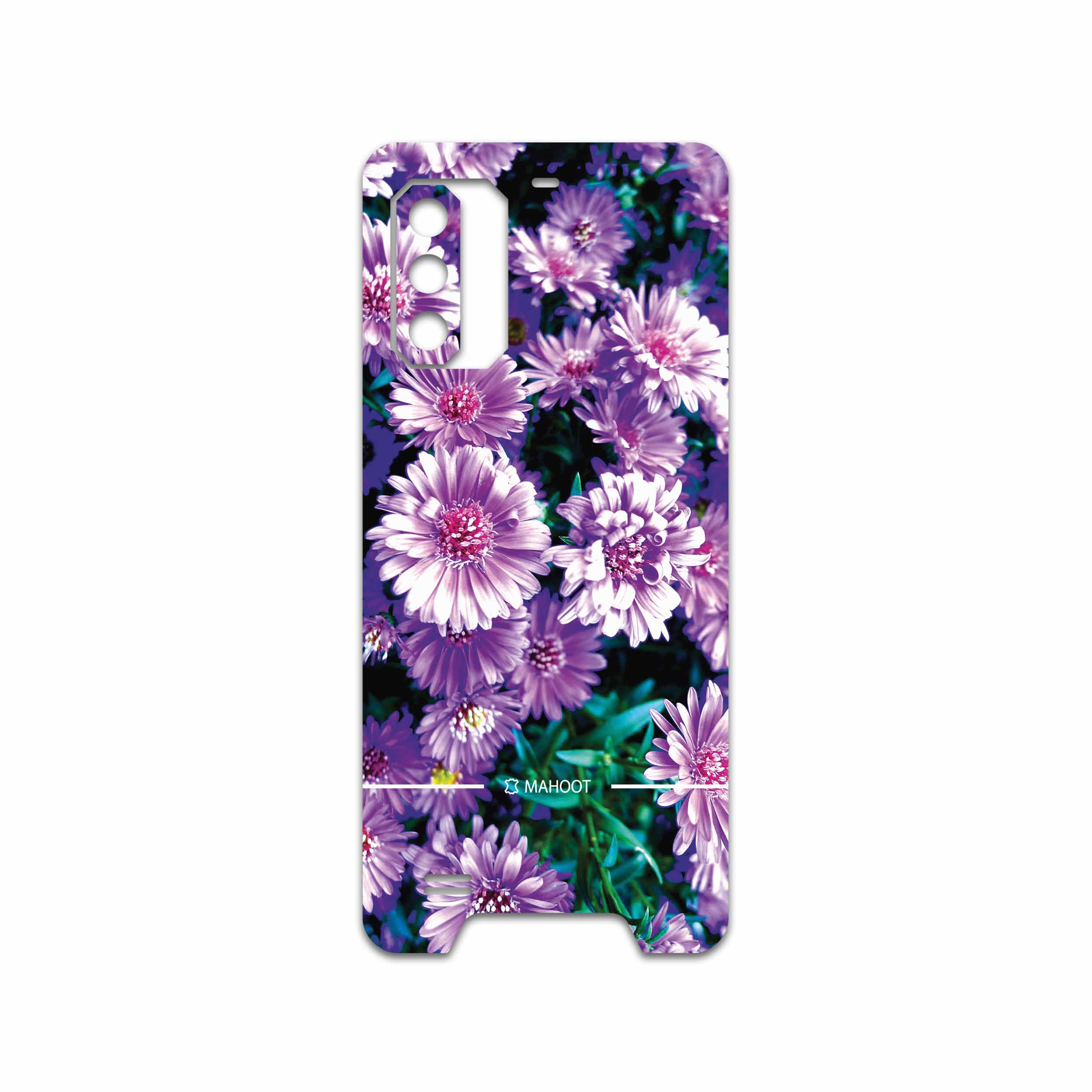 برچسب پوششی ماهوت مدل Purple-Flower مناسب برای گوشی موبایل یولفون Armor 7