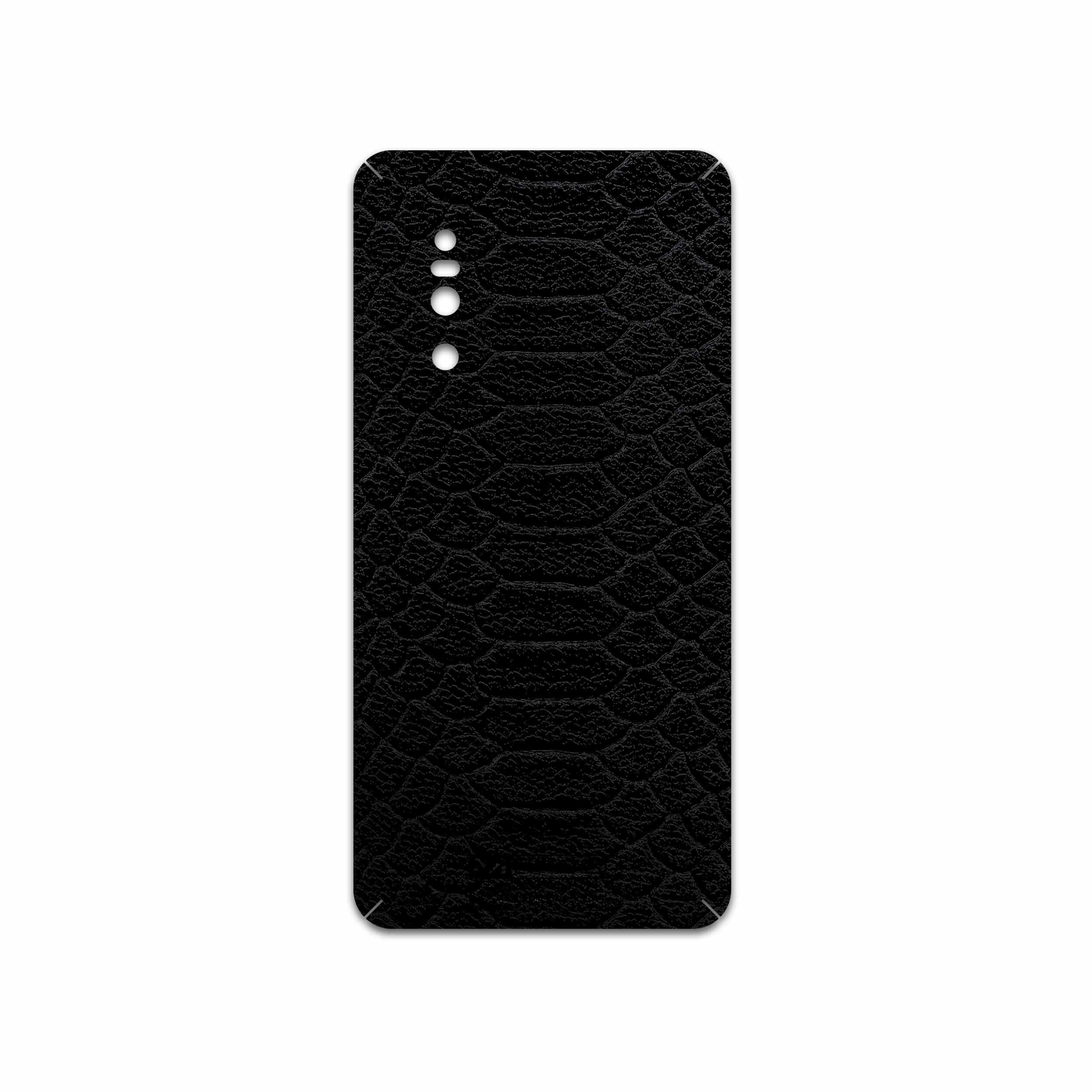 برچسب پوششی ماهوت مدل Black-Snake-Leather مناسب برای گوشی موبایل ویوو X27