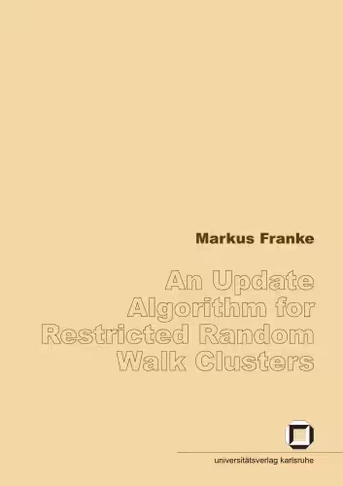 خرید و دانلود نسخه کامل کتاب An update algorithm for restricted random walk clusters