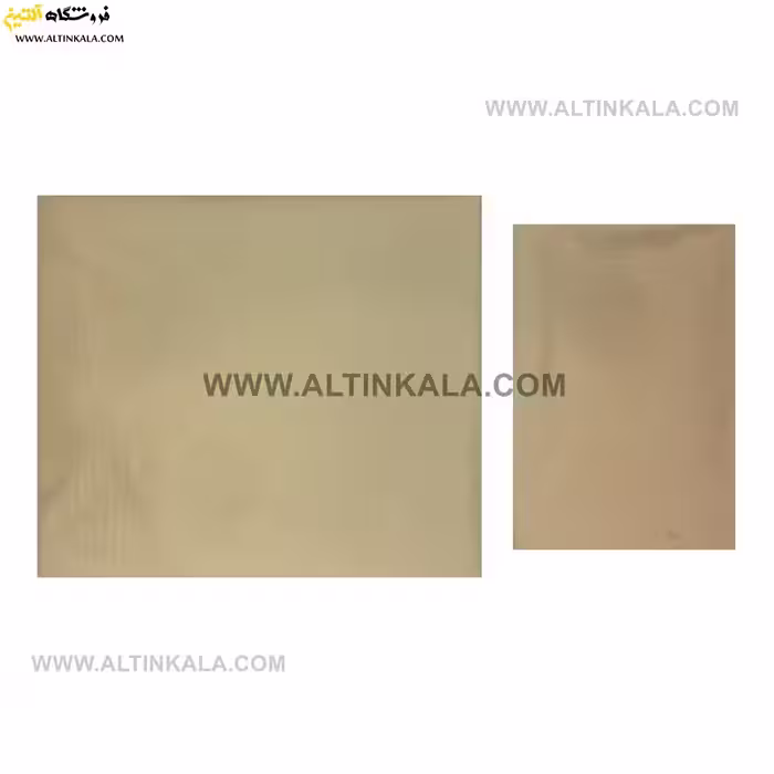 سرویس ملحفه کشدوز یکنفره دوتکه سایز 120×200 ساده رنگ کرم