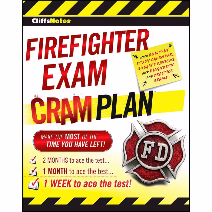 کتاب CliffsNotes Firefighter Exam Cram Plan اثر Northeast Editing  Inc. انتشارات Cliffs Notes