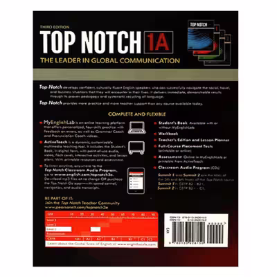 کتاب Top Notch 1 اثر Joan Saslow And Allen Ascher انتشارات الوندپویان دو جلدی