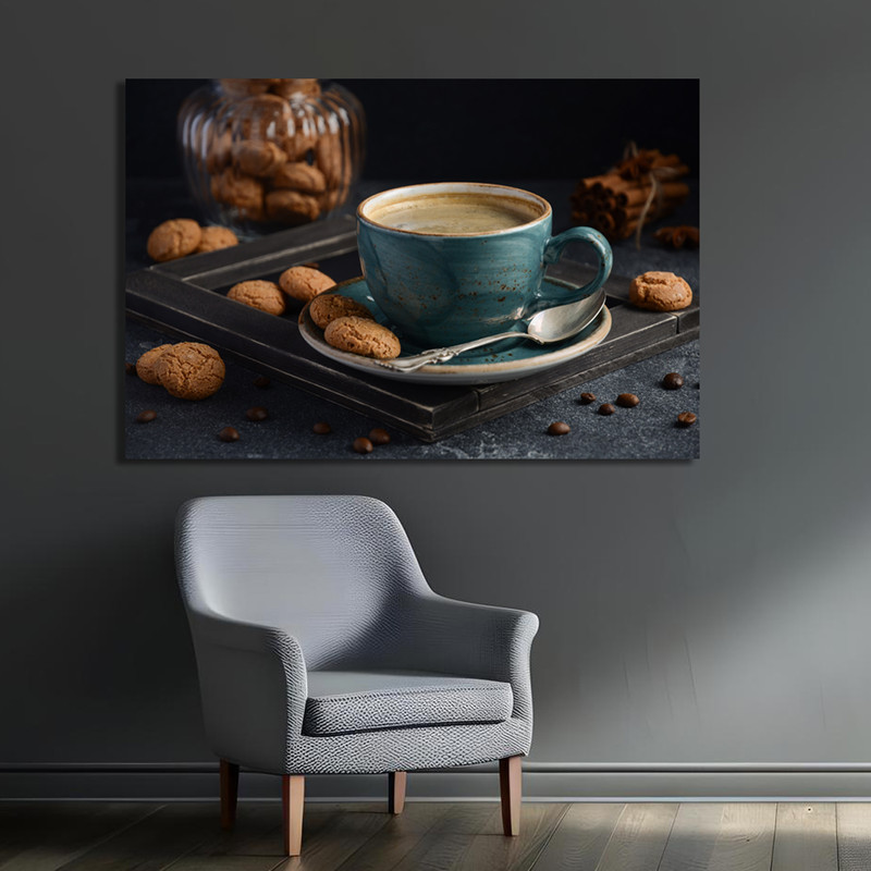 تابلو شاسی مدل کافه قهوه کد COF2 | دنیای قاب