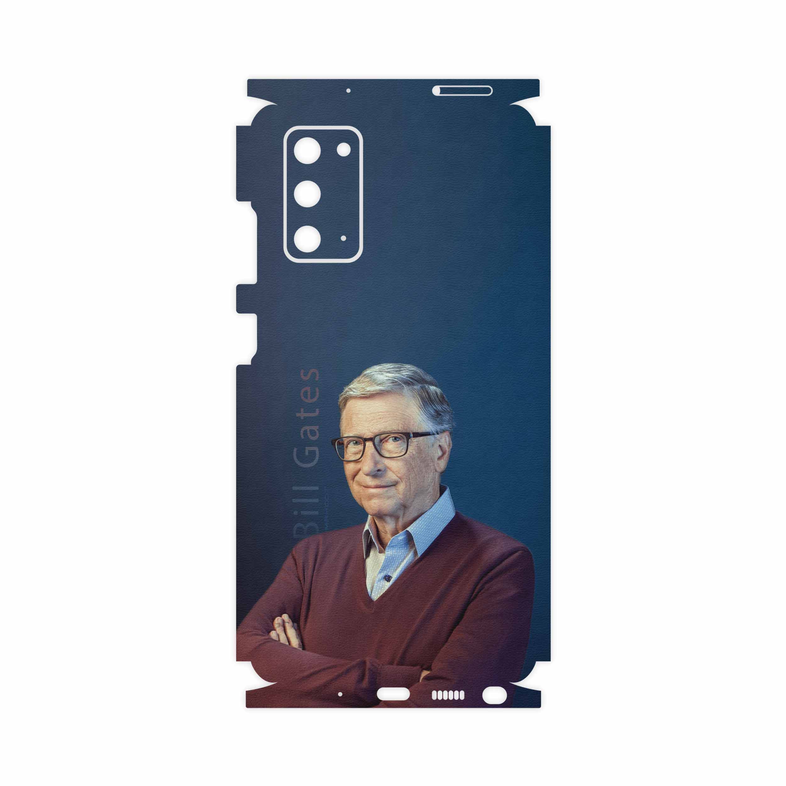 برچسب پوششی ماهوت مدل Bill Gates-FullSkin مناسب برای گوشی موبایل سامسونگ Galaxy Note 20