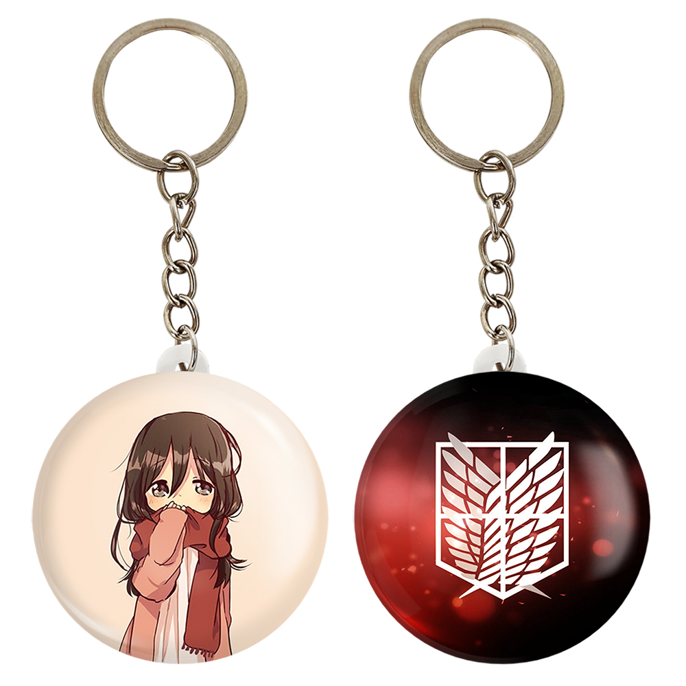 جاکلیدی خندالو مدل میکاسا آکرمن و بال آزادی انیمه اتک آن تایتان کد 1096610971 مجموعه 2 عددی