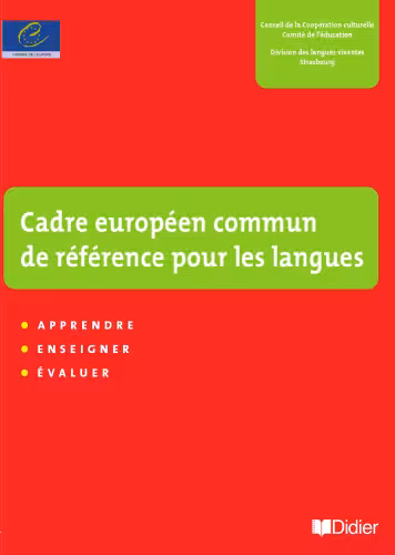 خرید و دانلود نسخه کامل کتاب 2001 Un cadre europeen commun de reference pour les langues