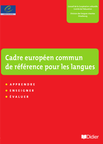 خرید و دانلود نسخه کامل کتاب 2001 Un cadre europeen commun de reference pour les langues