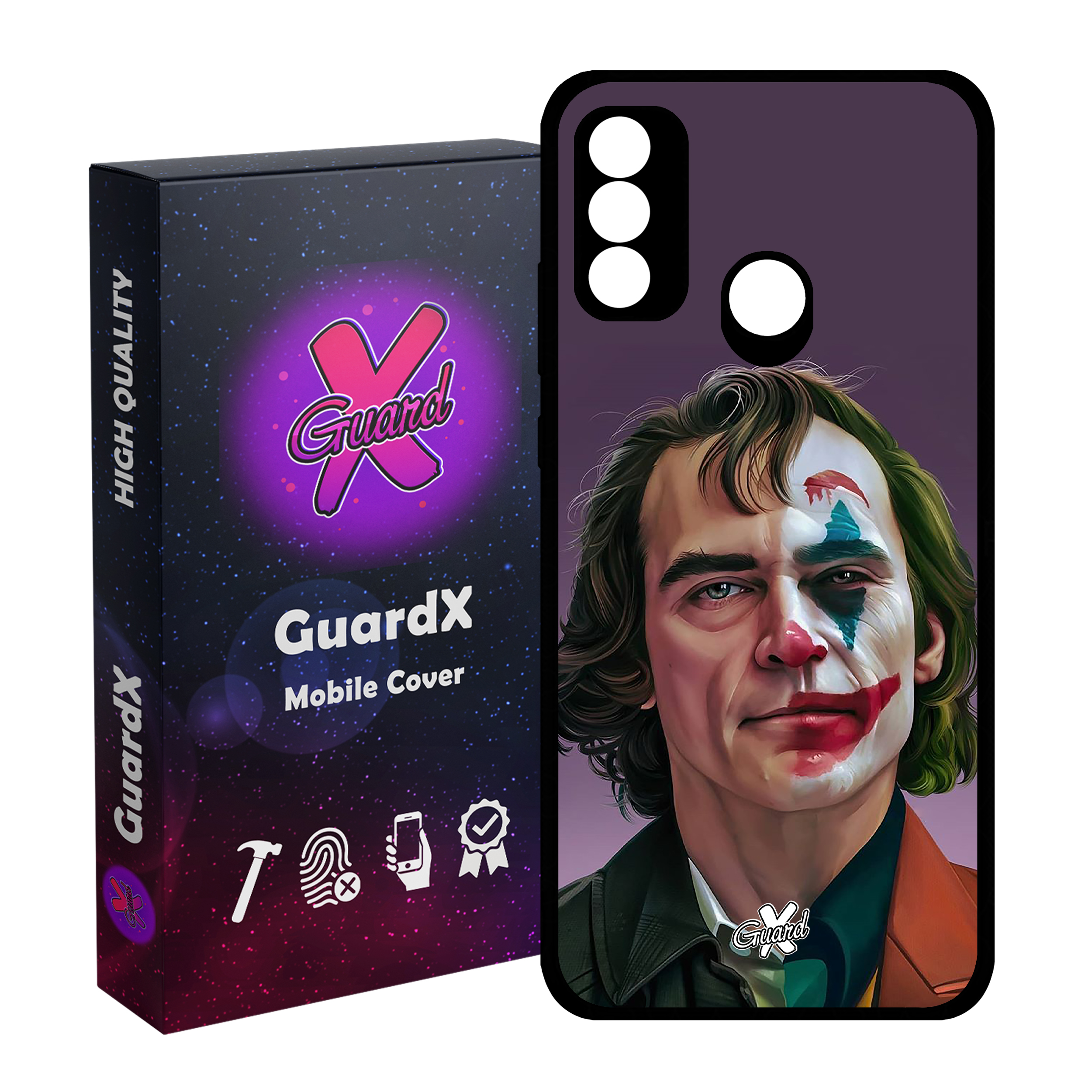 کاور گارد ایکس طرح Joker مدل Glass10083 مناسب برای گوشی موبایل هوآوی P Smart 2020