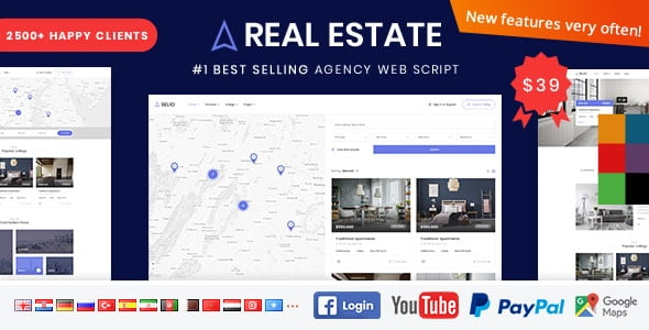 دانلود اسکریپت پرتال املاک Real Estate