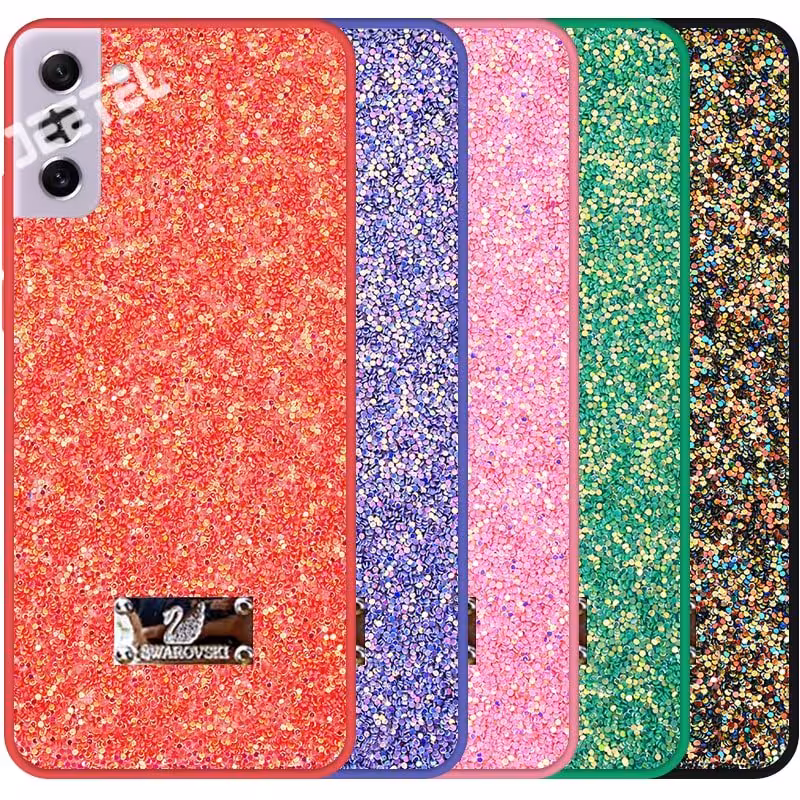 قاب سواروسکی دخترانه گوشی سامسونگ Samsung S21 FE مدل KDOO