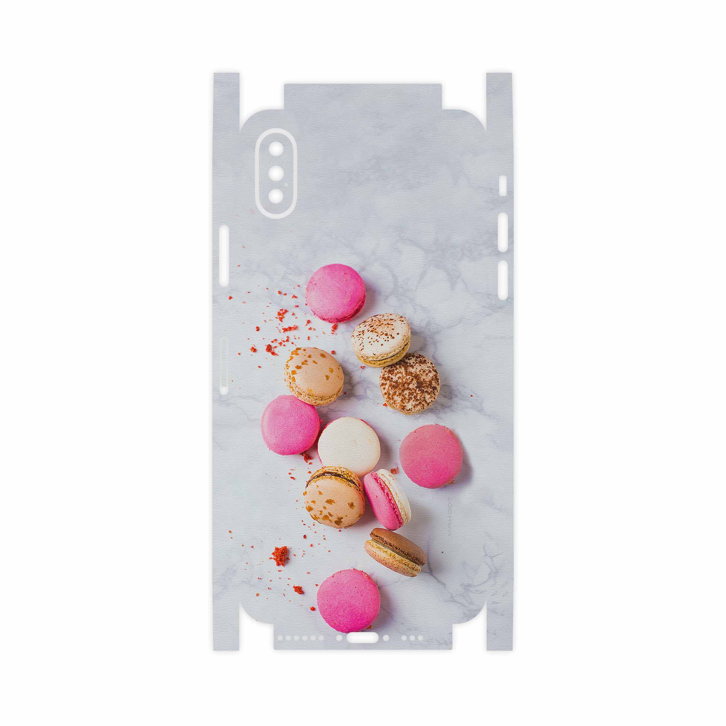 برچسب پوششی ماهوت مدل Macaron cookie-FullSkin مناسب برای گوشی موبایل اپل iPhone XS