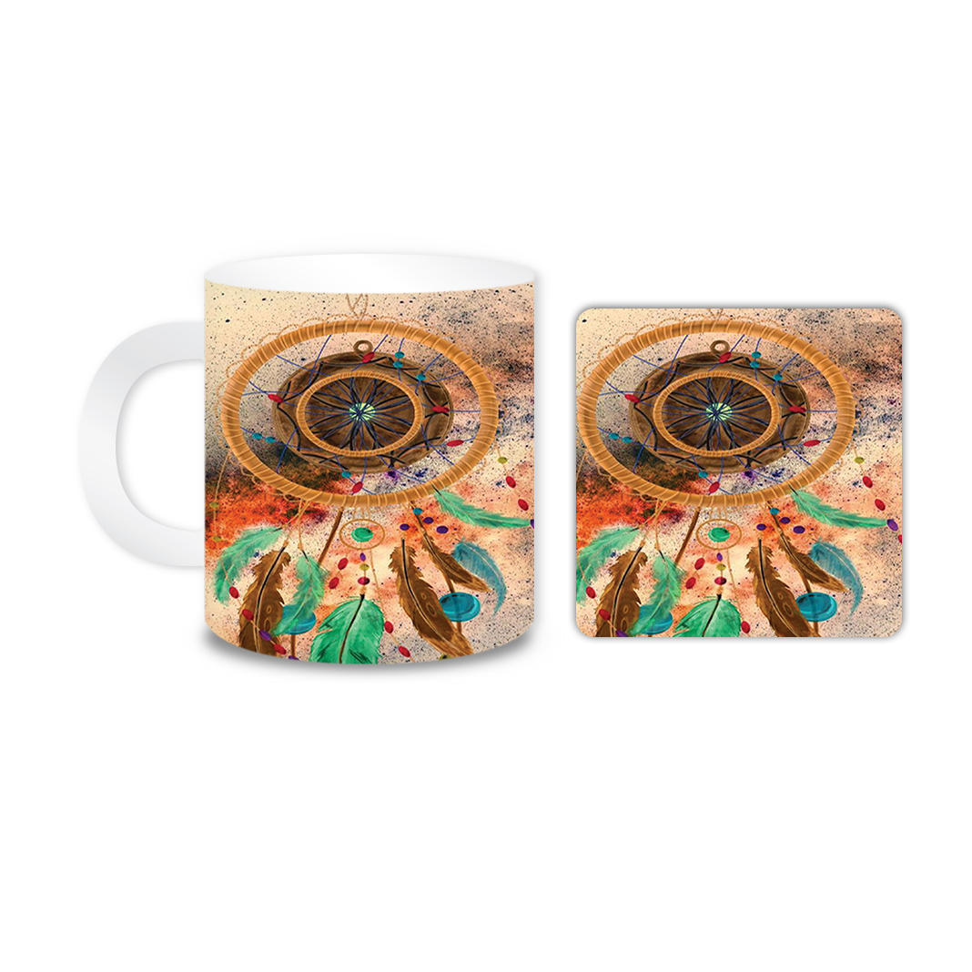 ماگ مدل دریم کچر کد 1288 به همراه زیر لیوانی