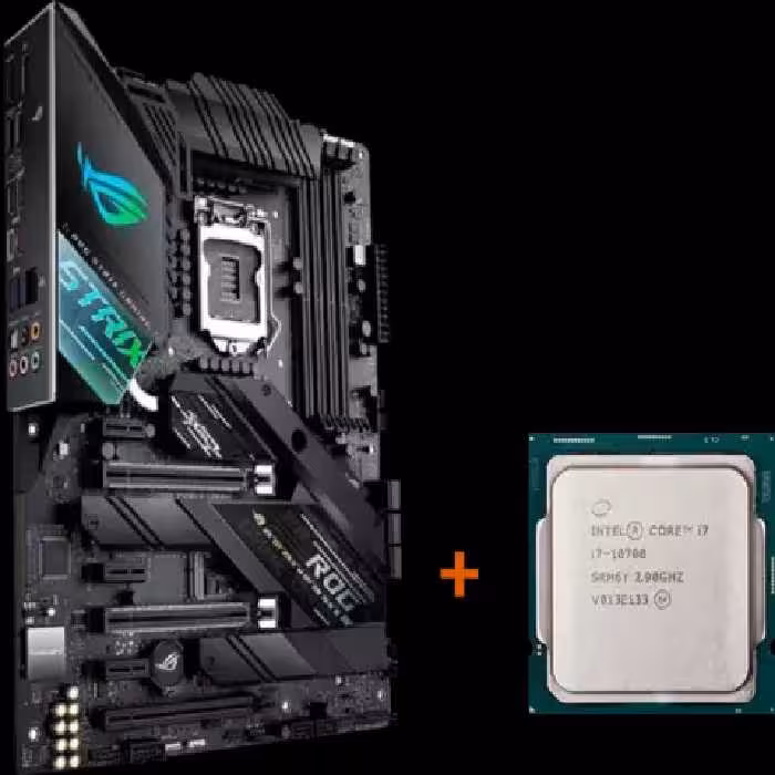 باندل مادربرد ASUS ROG STRIX Z490-F GAMING به همراه پردازنده INTEL CORE I7 10700