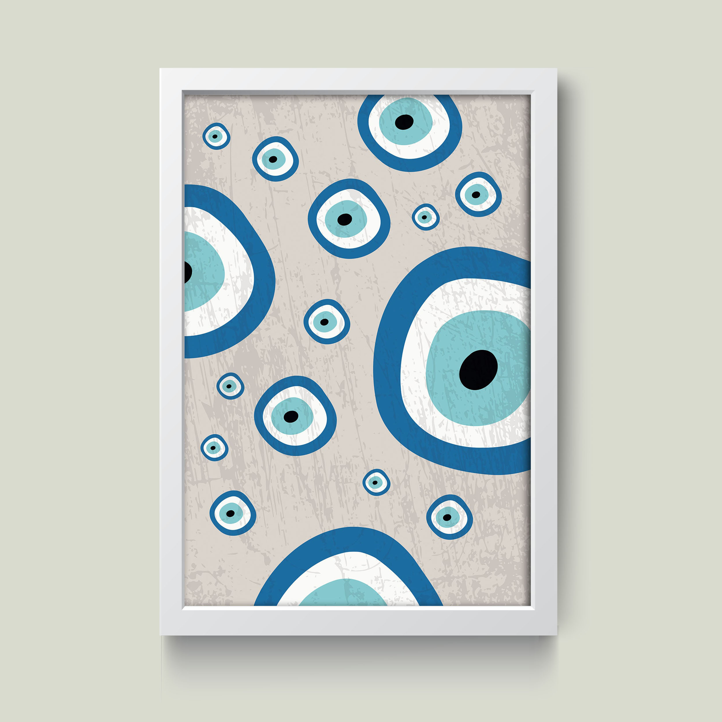 تابلو مدل Evil Eye کد m2605-w