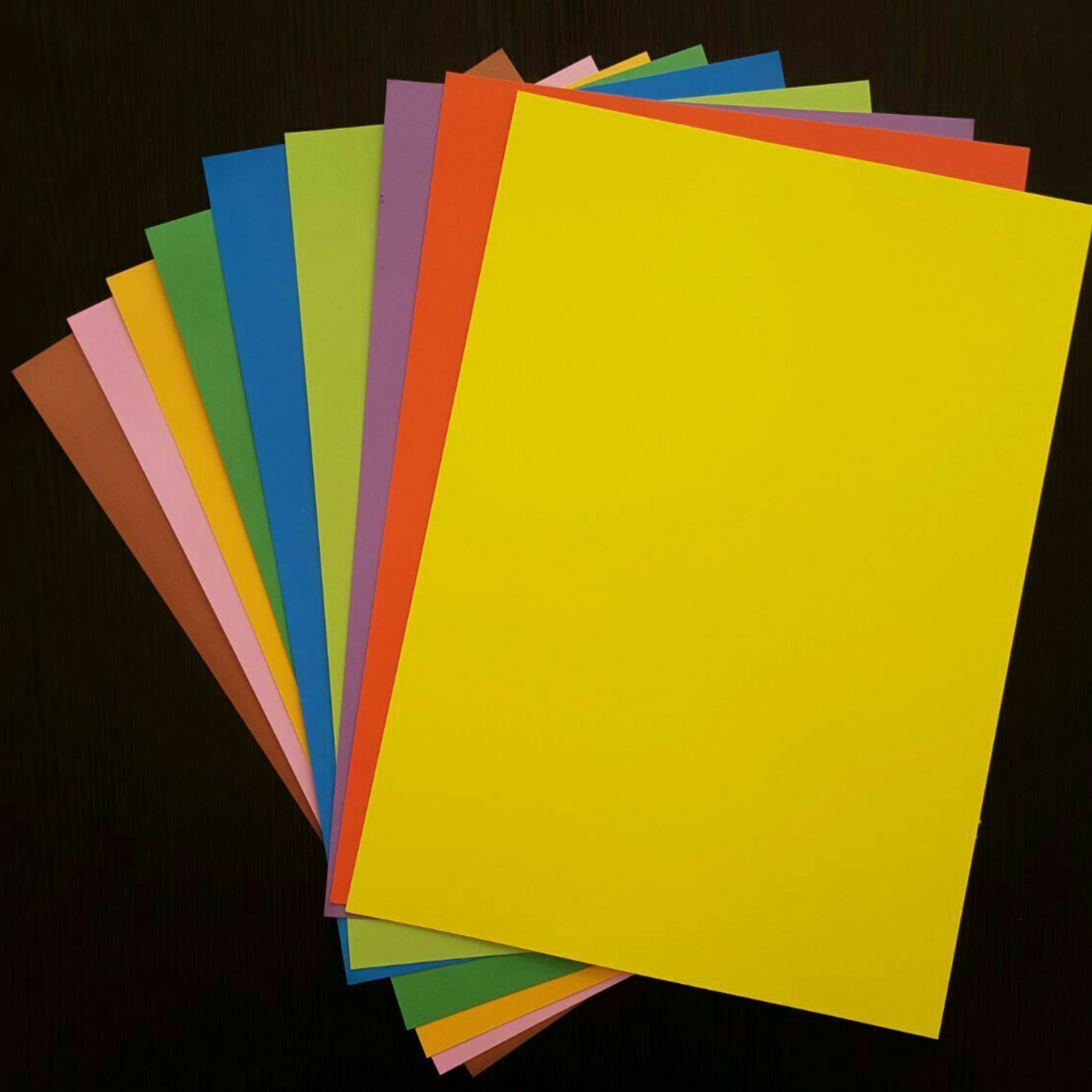 مقوا دوطرفه 10 رنگ سایز B4 رنگ بندی متنوع