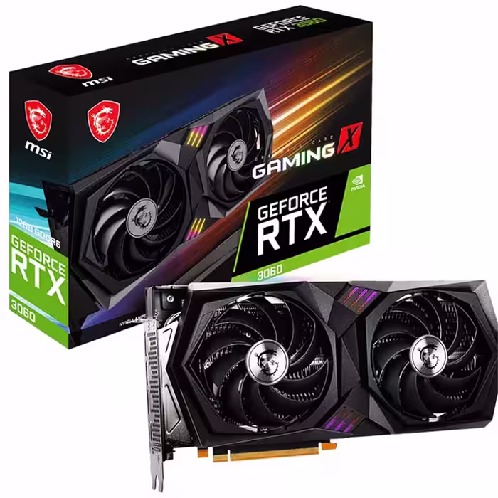کارت گرافیک ام اس آی مدل GeForce RTX 3060 GAMING X 8G | آرکا 90