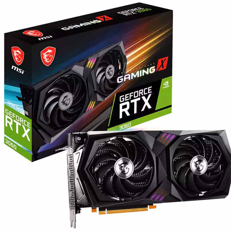کارت گرافیک ام اس آی مدل GeForce RTX 3060 GAMING X 8G | آرکا 90