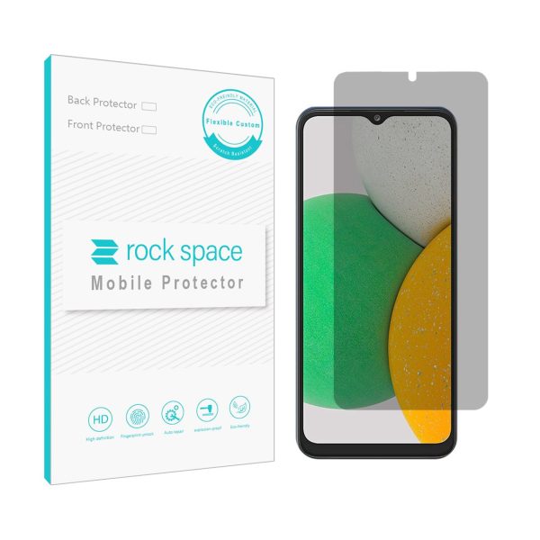 گلس سامسونگ A03 Core مدل نانو هیدروژل پرایوسی برند راک اسپیس کد S